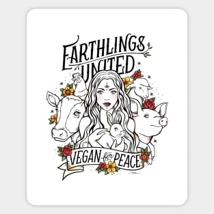 Earthlings United Magnet